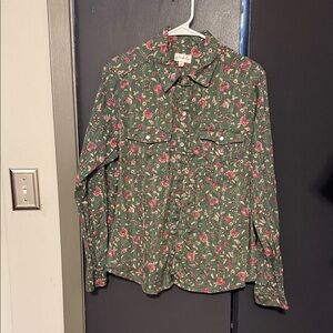 Wonderly Green Floral Blouse